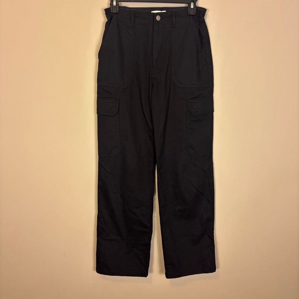 Active USA Black Cargo Bootcut Pants Size Small‎